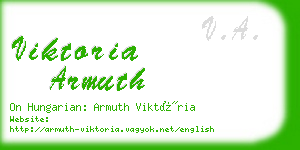 viktoria armuth business card